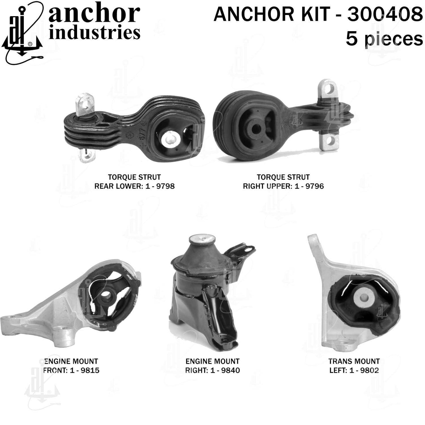 Anchor Engine Mount Kit 300408