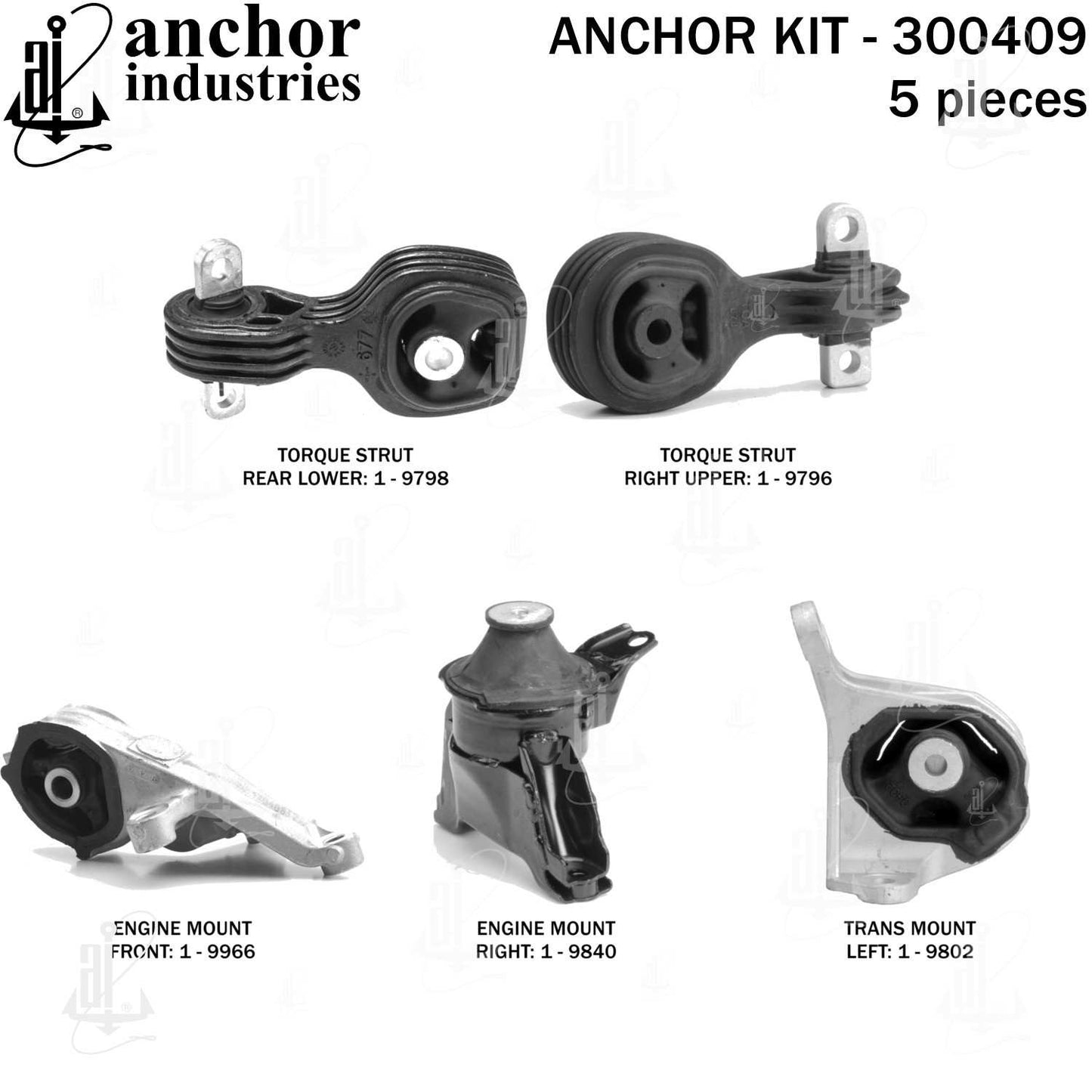 Anchor Engine Mount Kit 300409