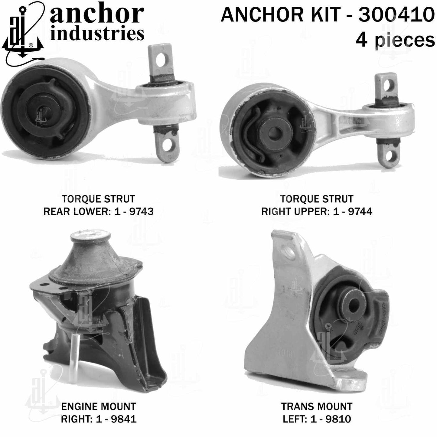 Anchor Engine Mount Kit 300410