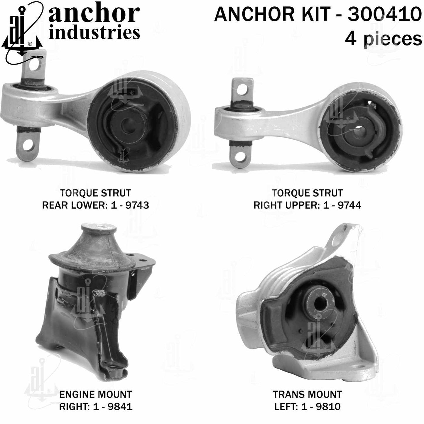 Anchor Engine Mount Kit 300410