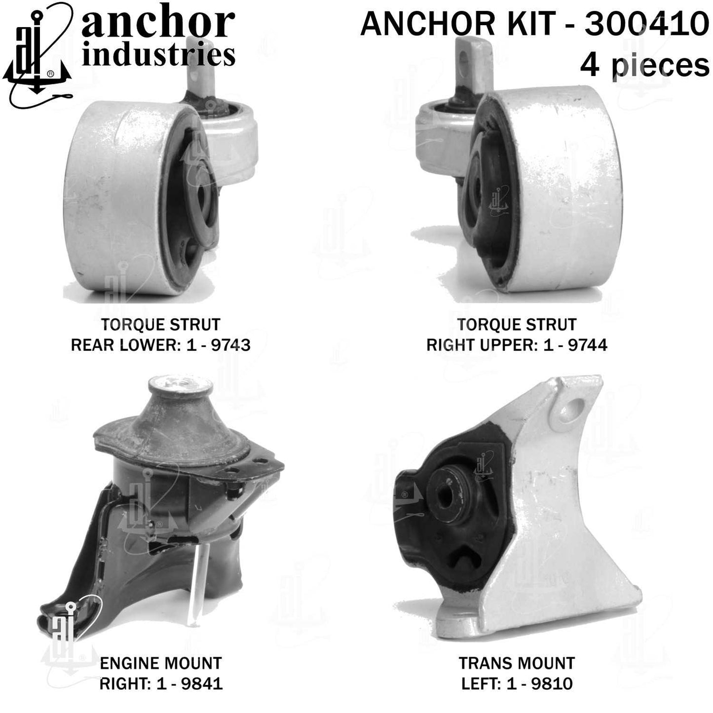 Anchor Engine Mount Kit 300410