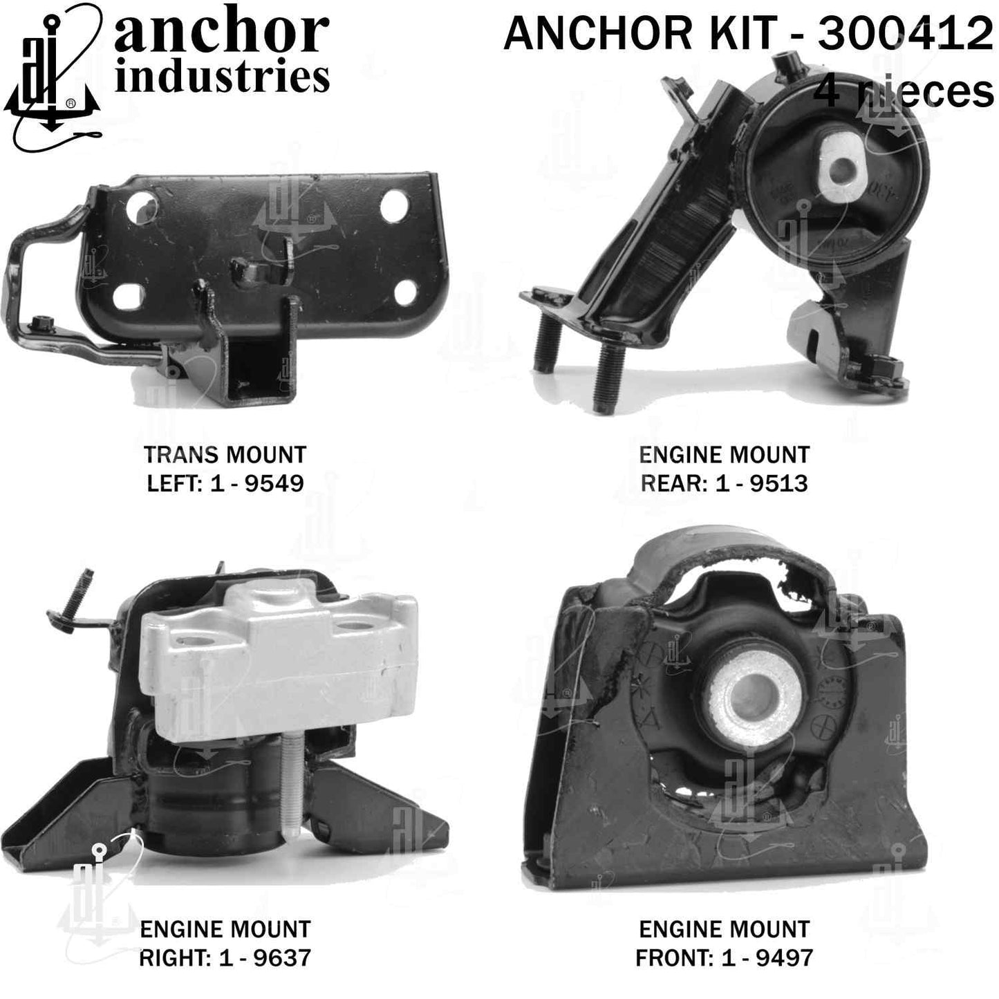 Anchor Engine Mount Kit 300412
