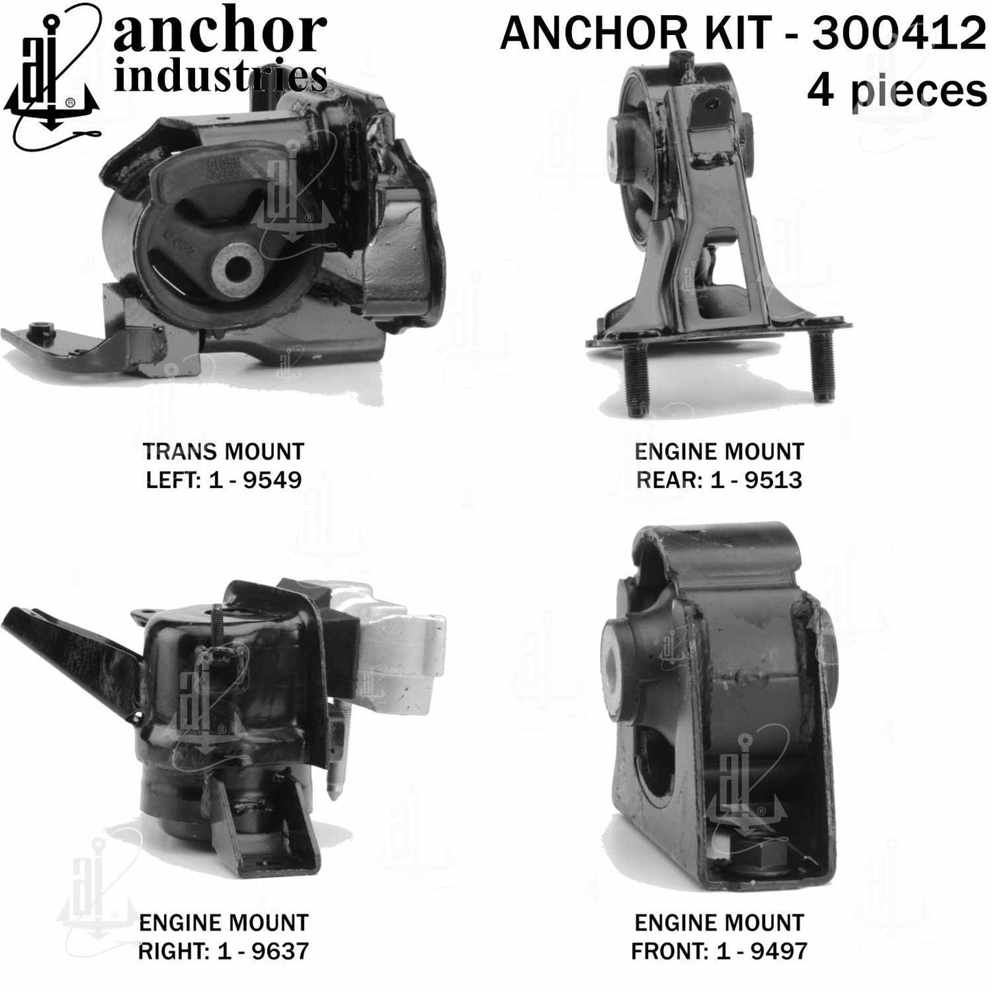 Anchor Engine Mount Kit 300412