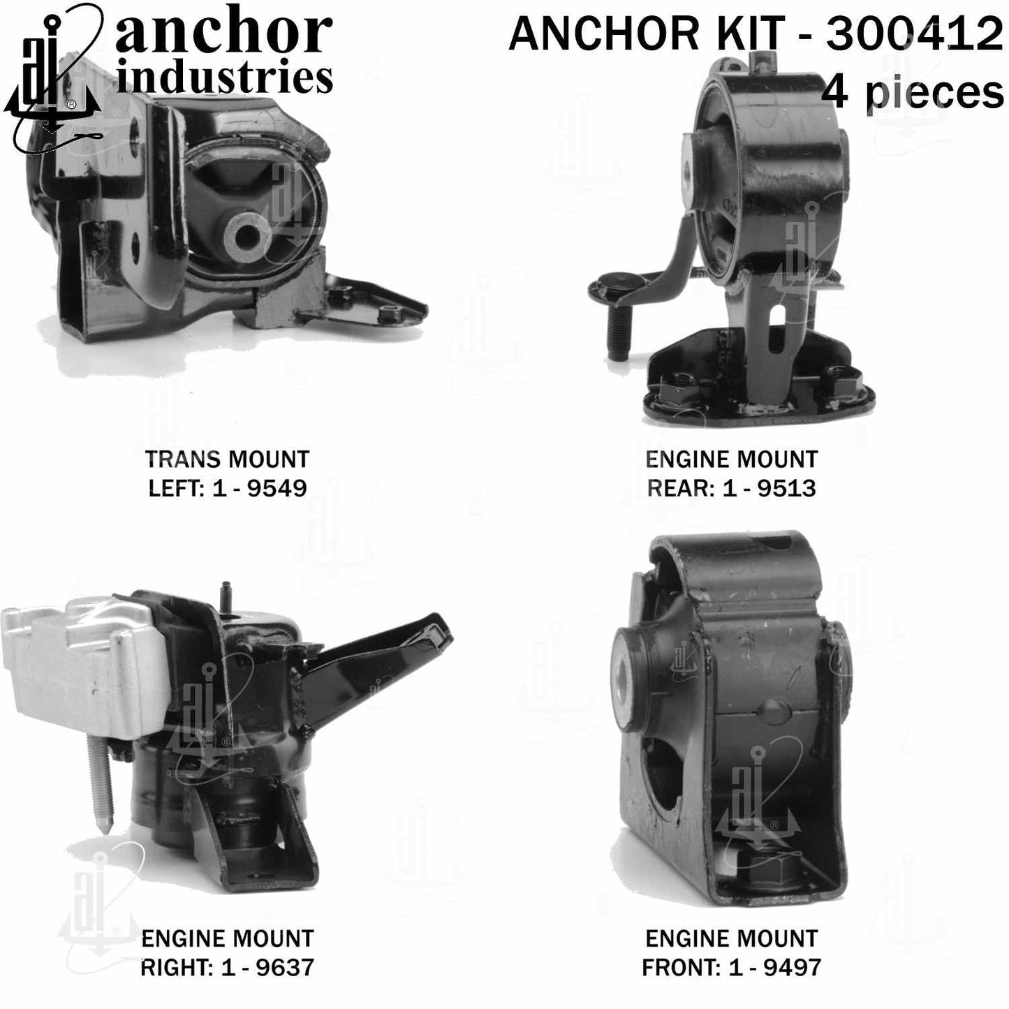 Anchor Engine Mount Kit 300412