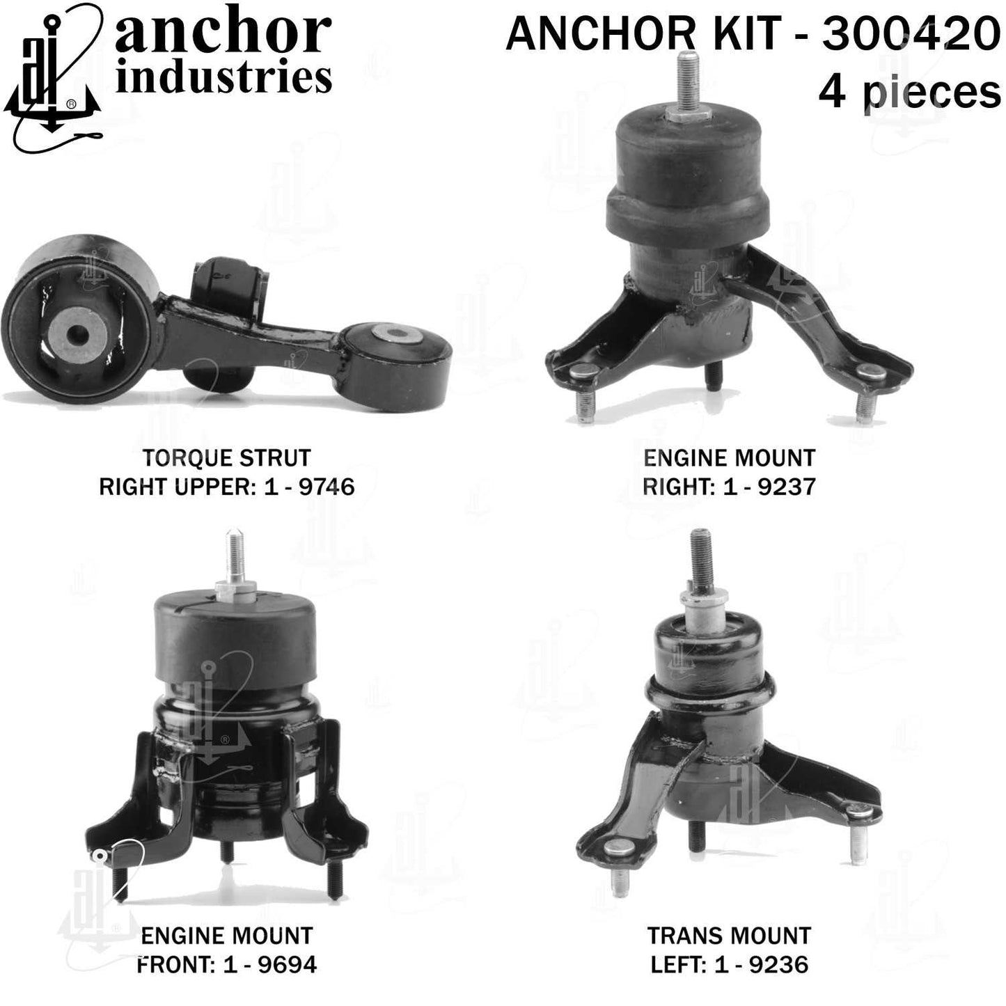 Anchor Engine Mount Kit 300420