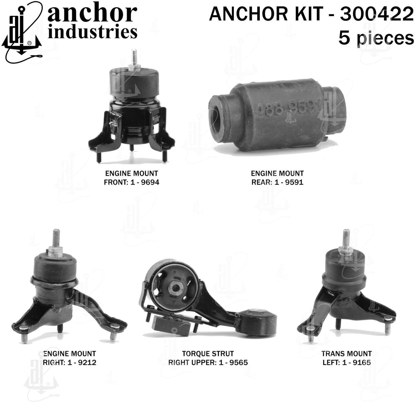 Anchor Engine Mount Kit 300422