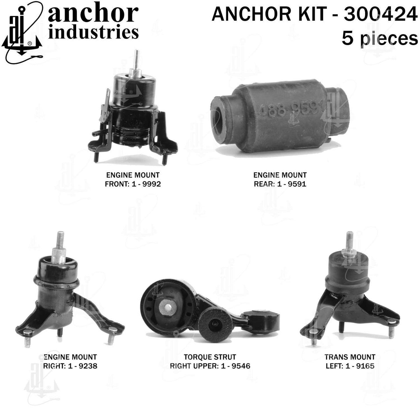 Anchor Engine Mount Kit 300424