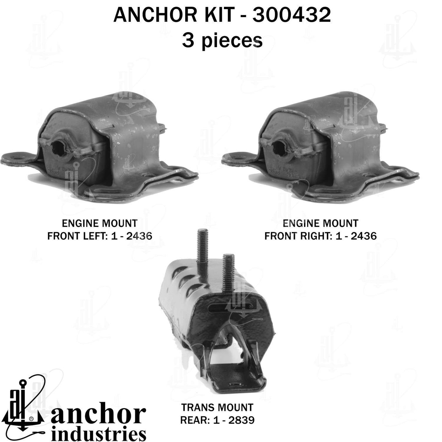 Anchor Engine Mount Kit 300432