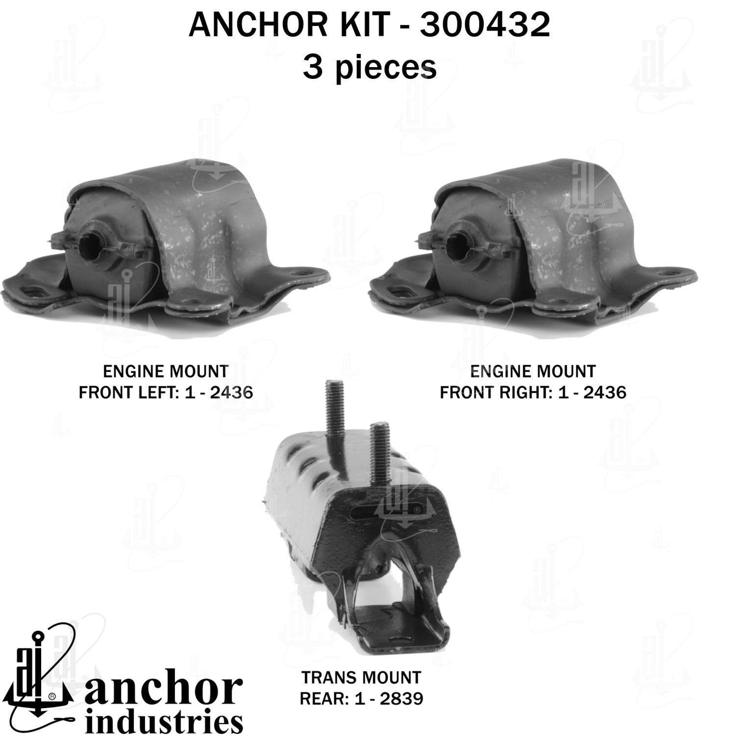 Anchor Engine Mount Kit 300432