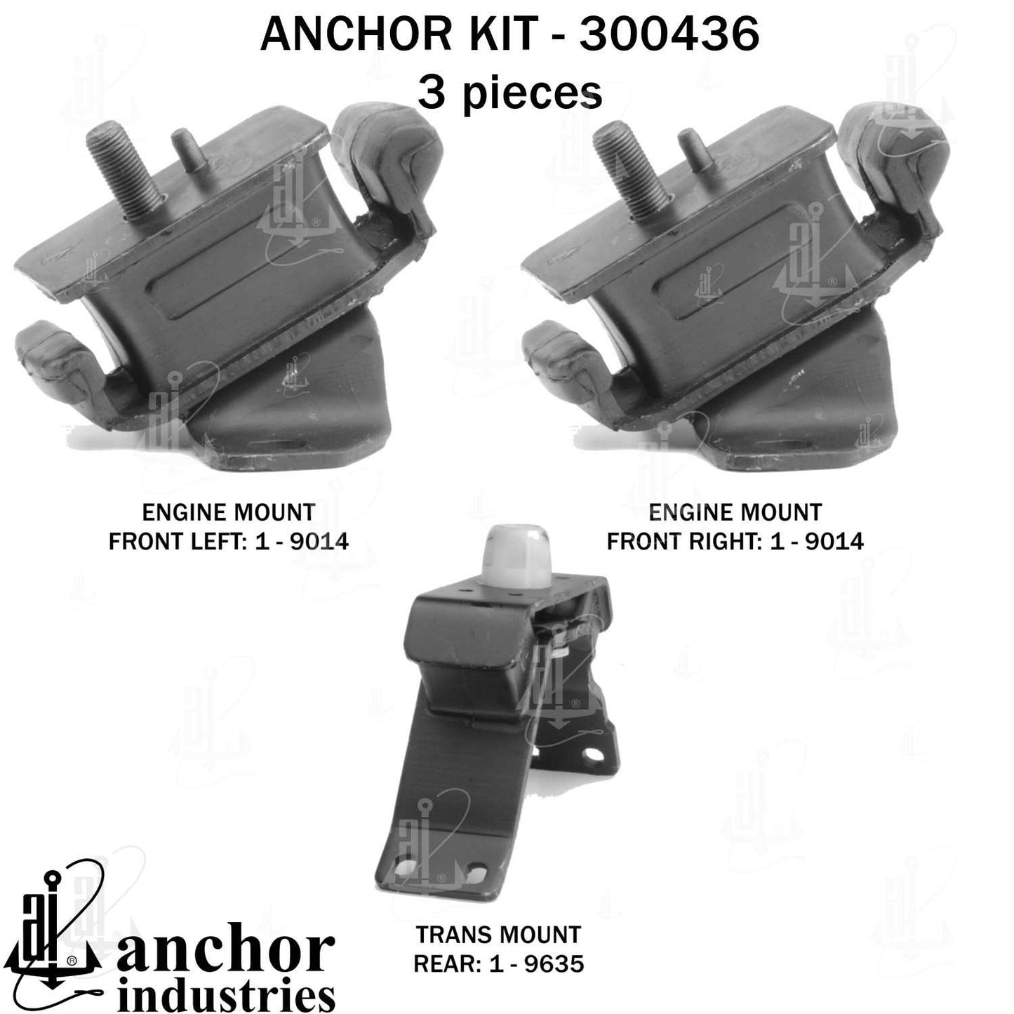 Anchor Engine Mount Kit 300436