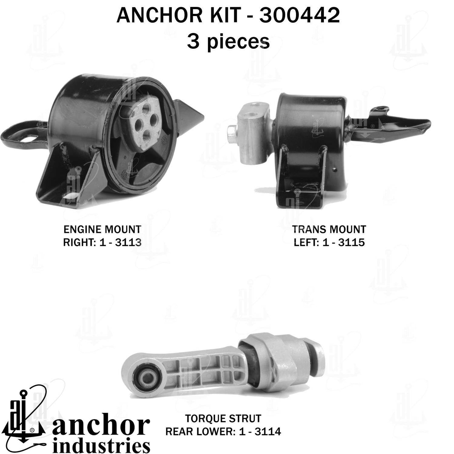 Anchor Engine Mount Kit 300442
