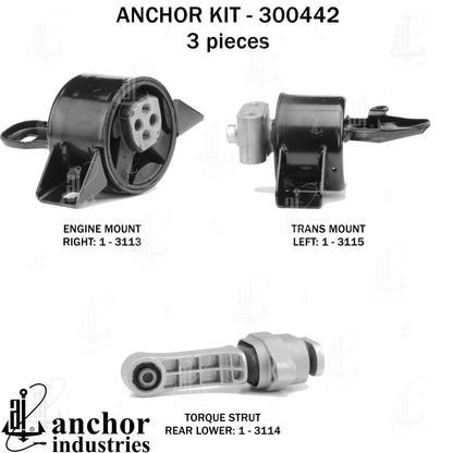 Anchor Engine Mount Kit 300442
