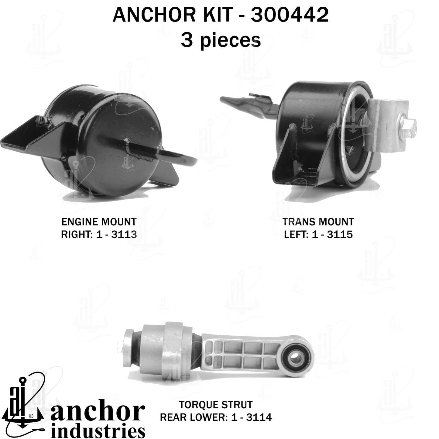 Anchor Engine Mount Kit 300442