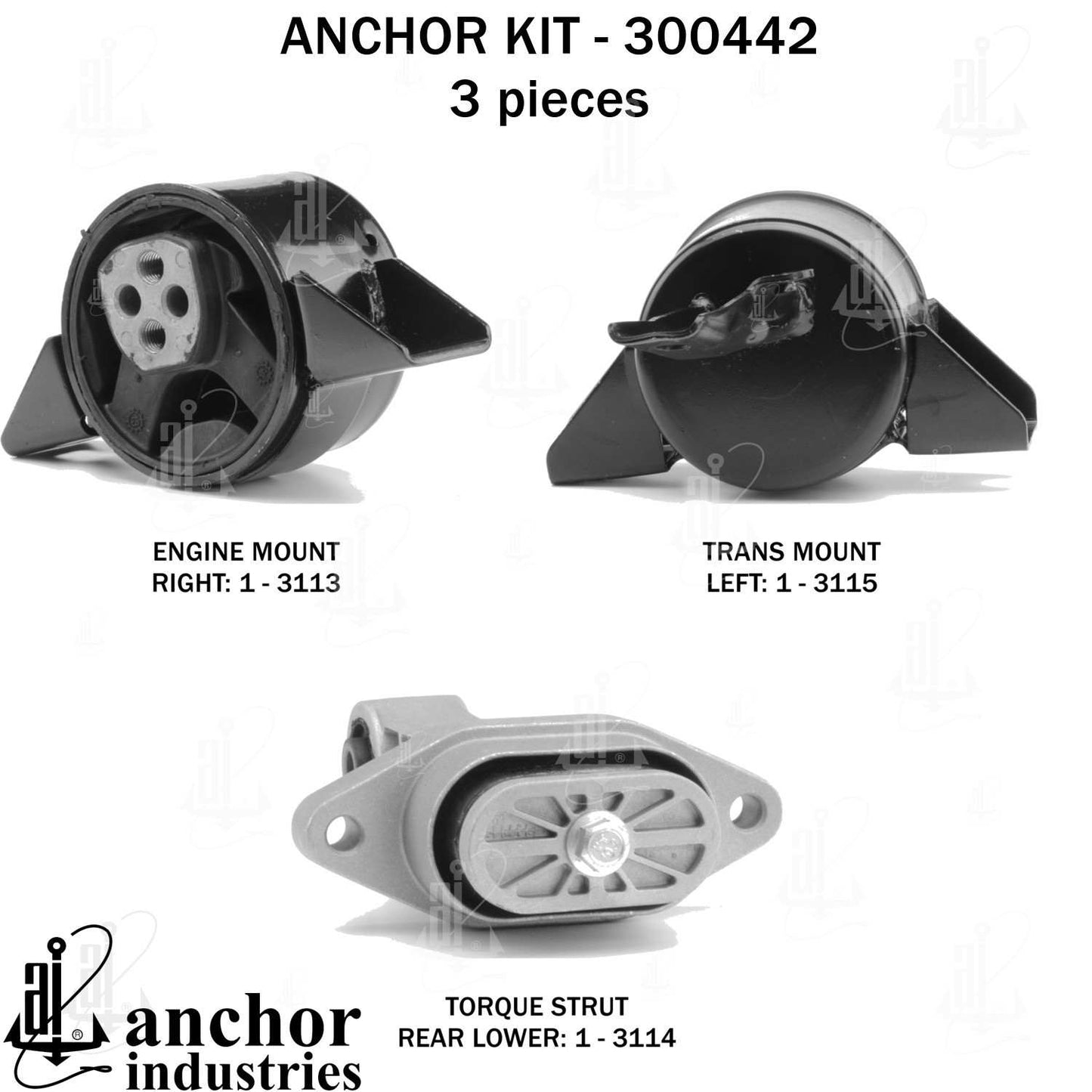 Anchor Engine Mount Kit 300442