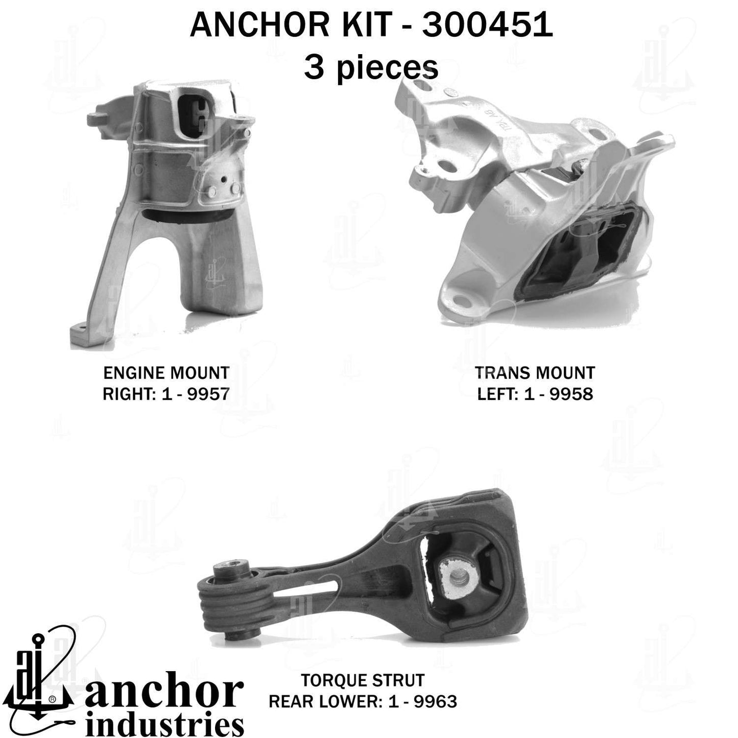 Anchor Engine Mount Kit 300451