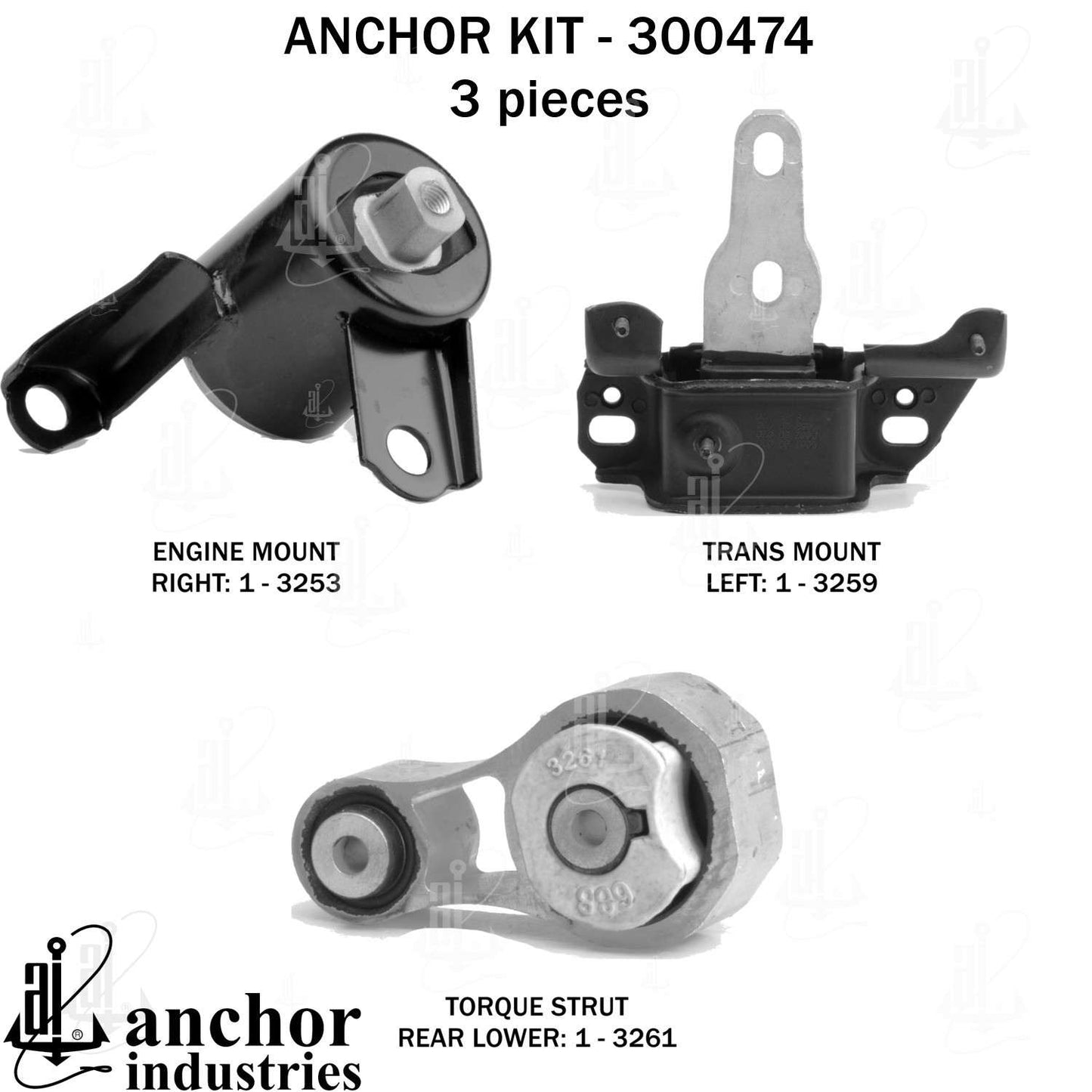 Anchor Engine Mount Kit 300474