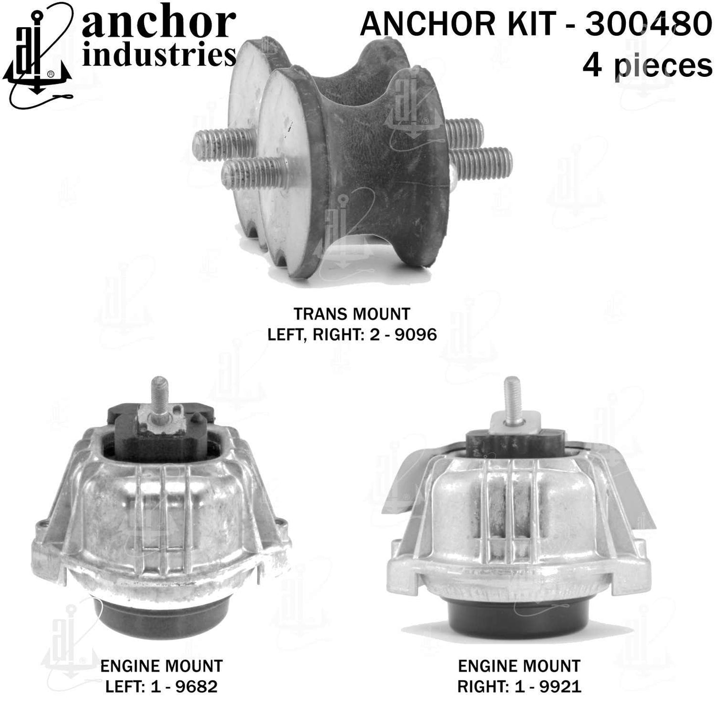 Anchor Engine Mount Kit 300480