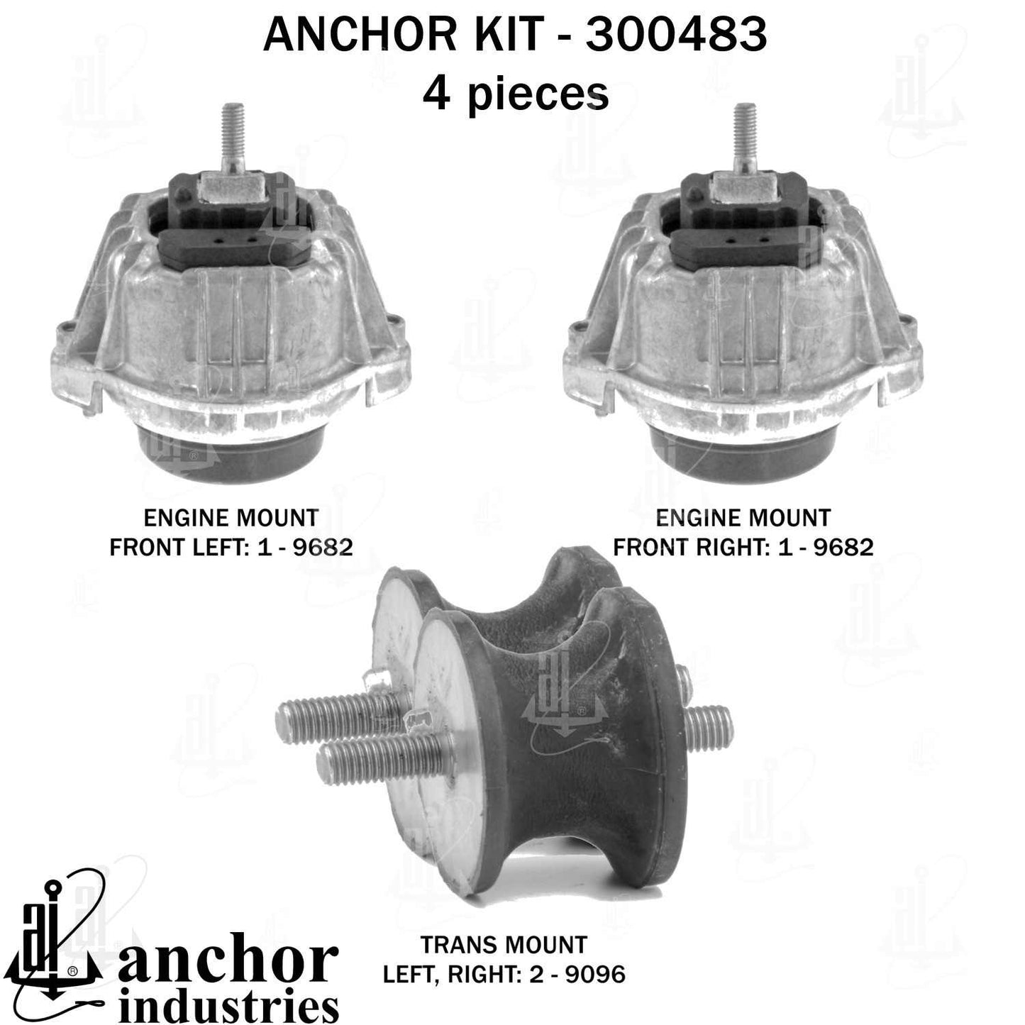 Anchor Engine Mount Kit 300483