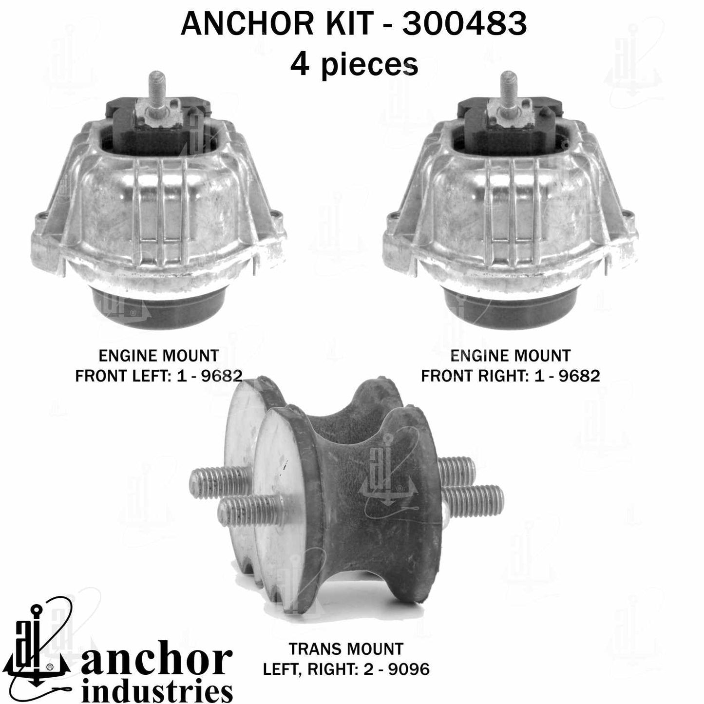 Anchor Engine Mount Kit 300483