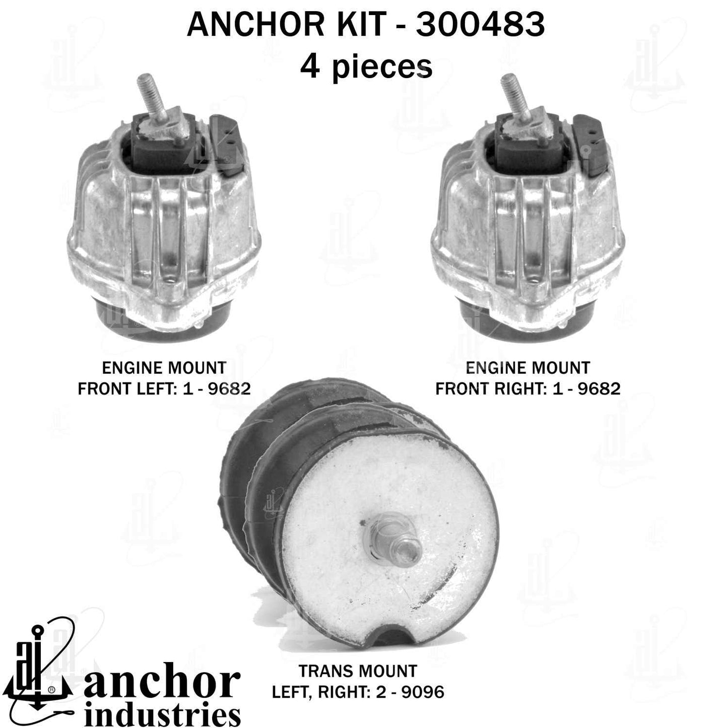 Anchor Engine Mount Kit 300483