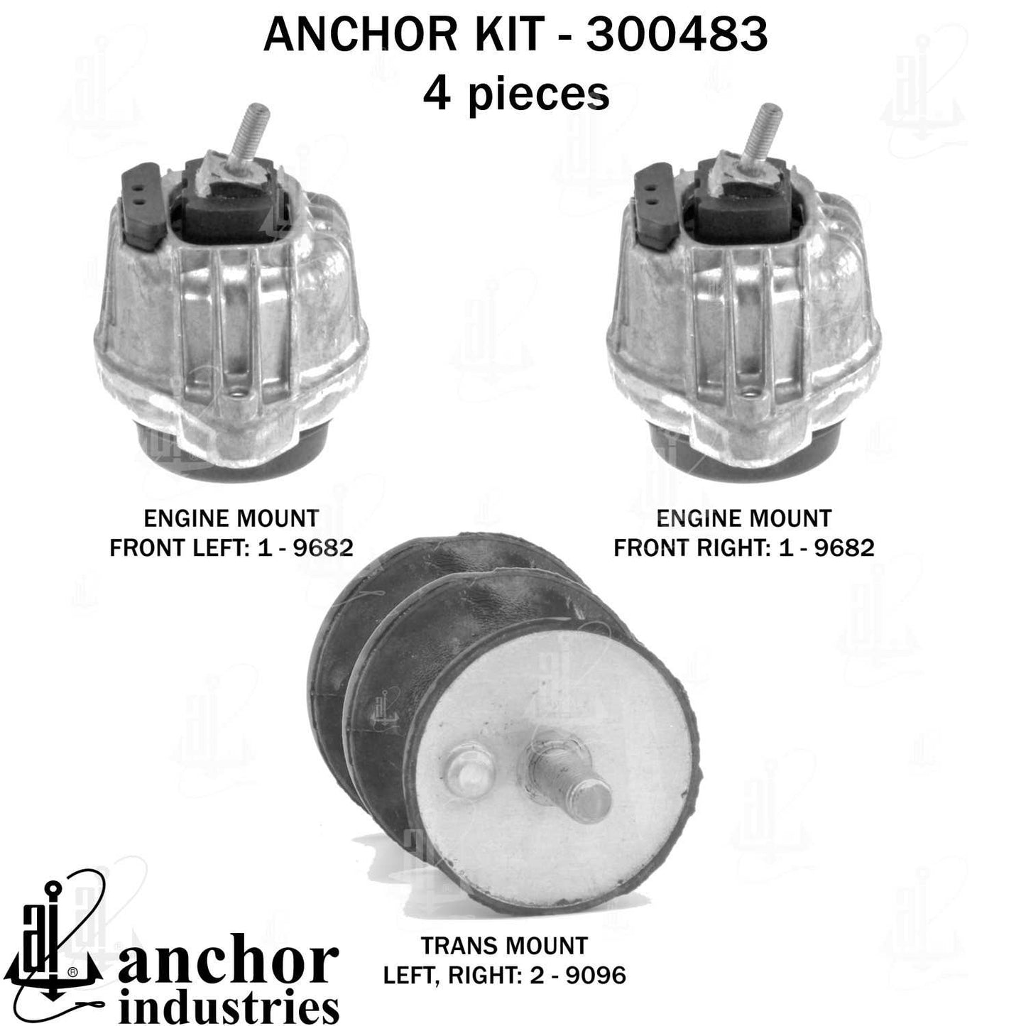 Anchor Engine Mount Kit 300483