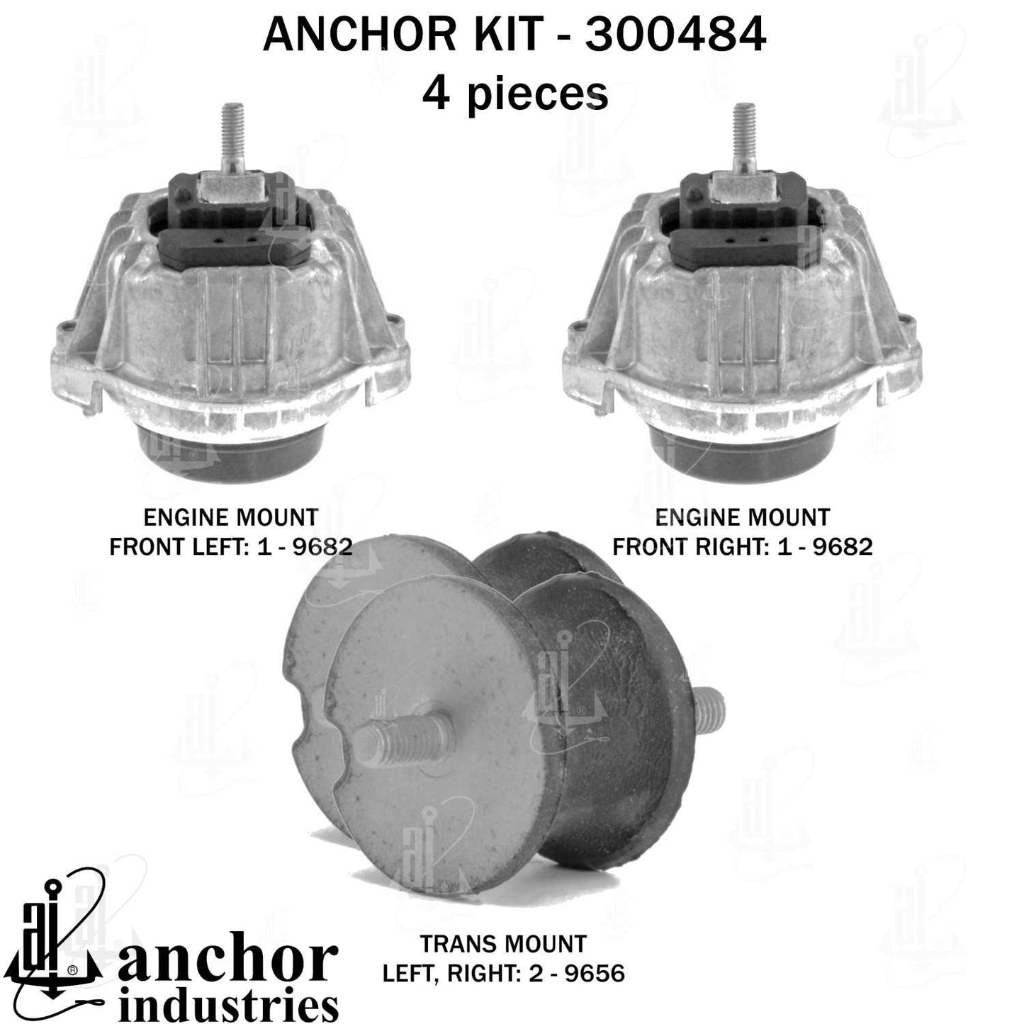 Anchor Engine Mount Kit 300484