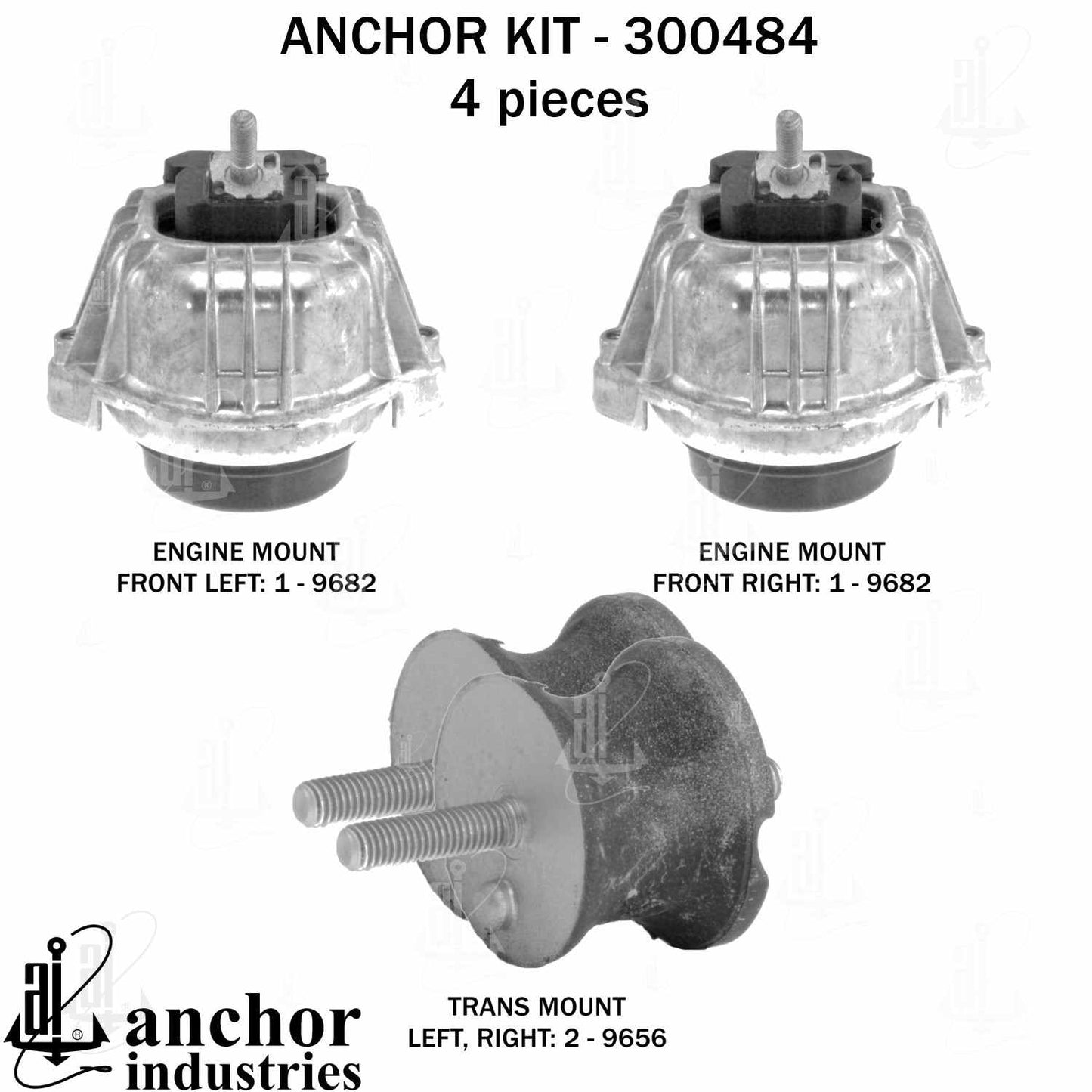 Anchor Engine Mount Kit 300484
