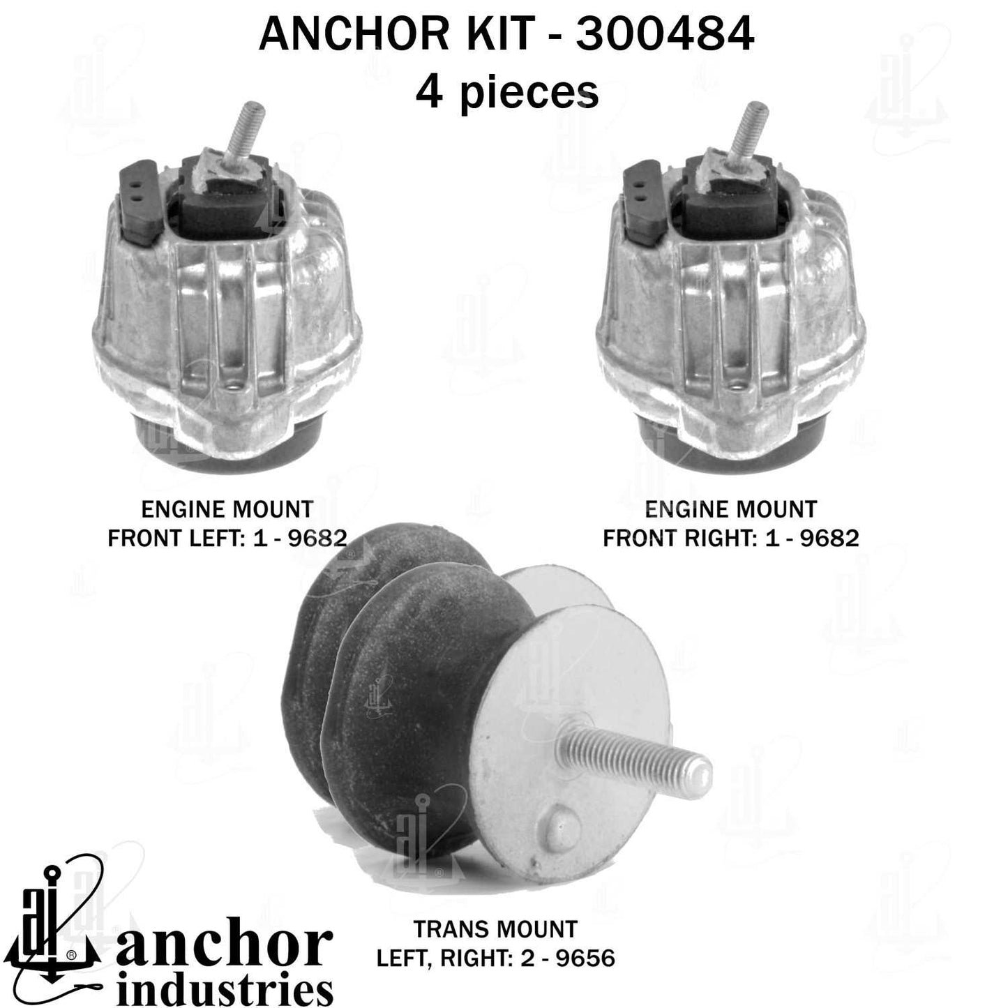 Anchor Engine Mount Kit 300484