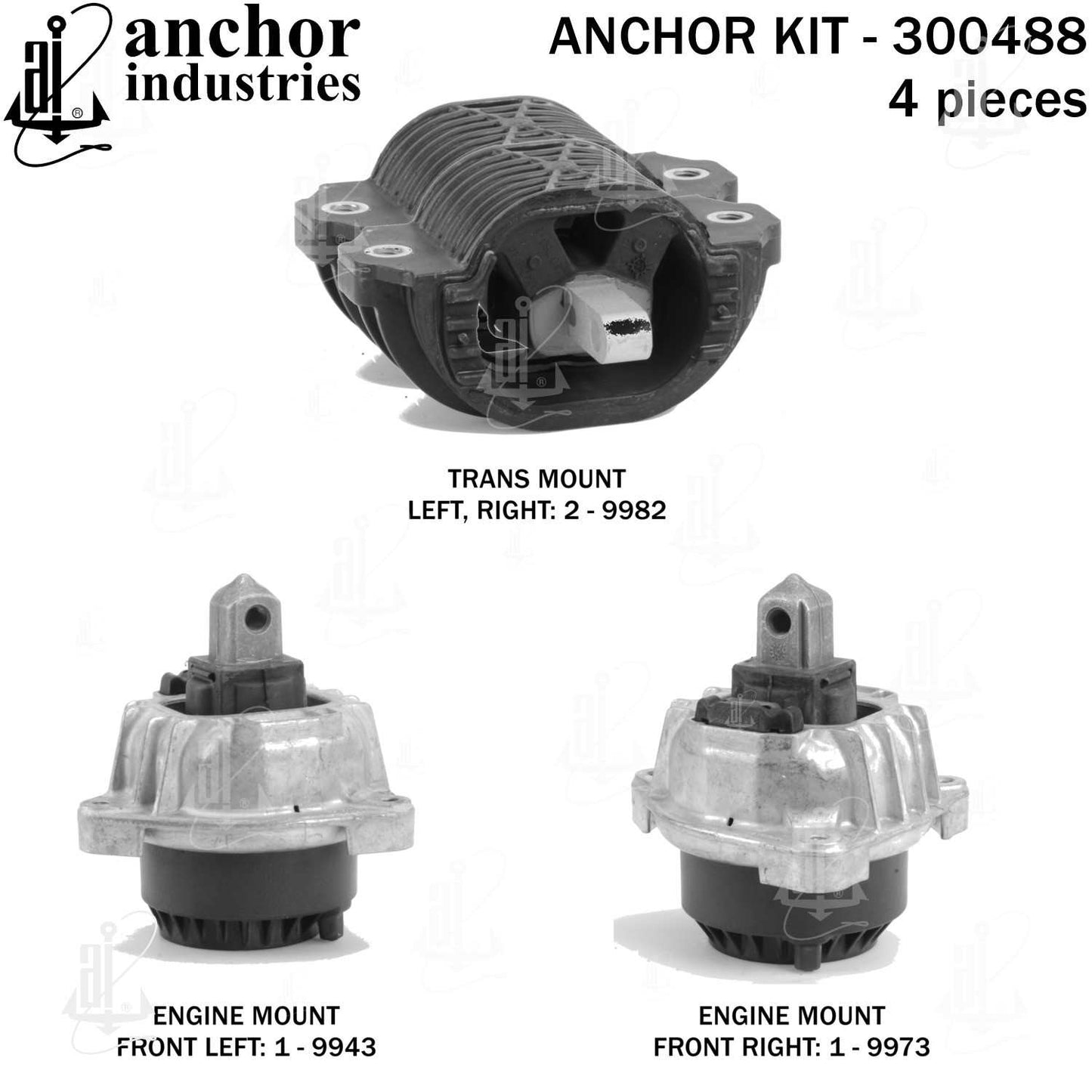 Anchor Engine Mount Kit 300488
