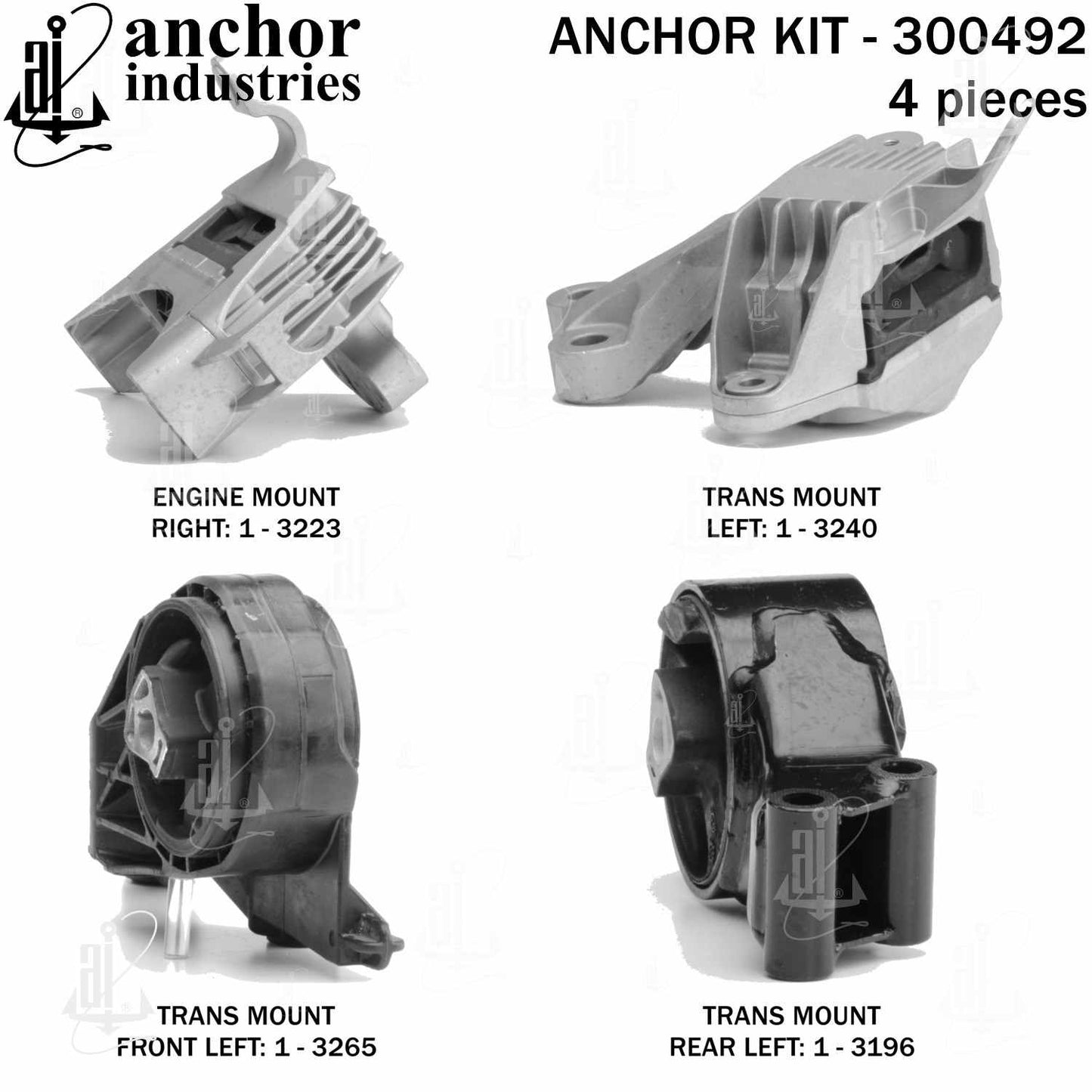 Anchor Engine Mount Kit 300492