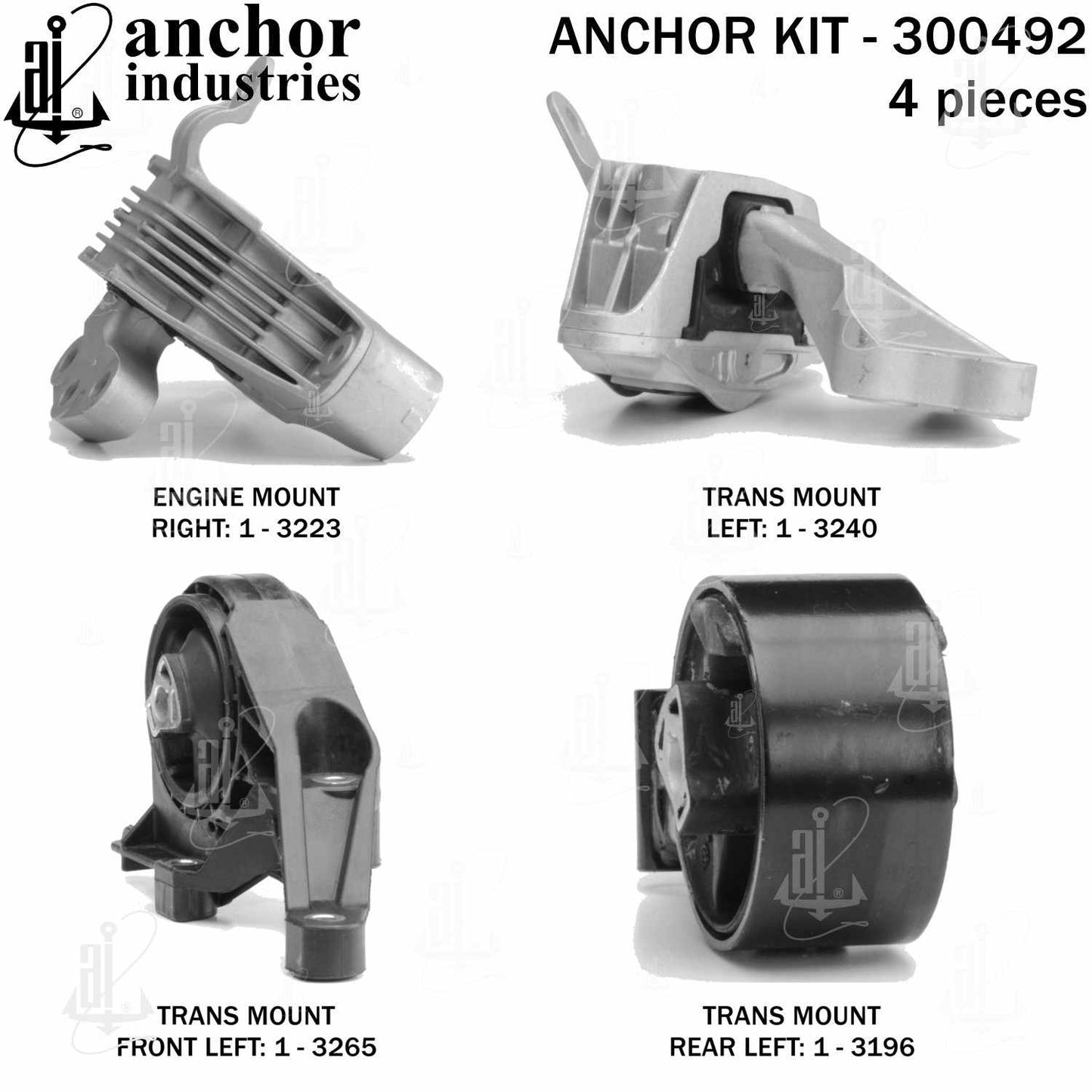 Anchor Engine Mount Kit 300492
