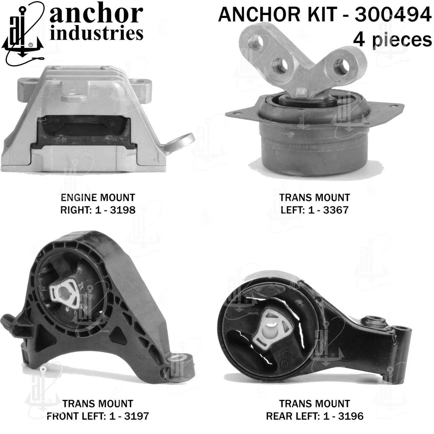 Anchor Engine Mount Kit 300494