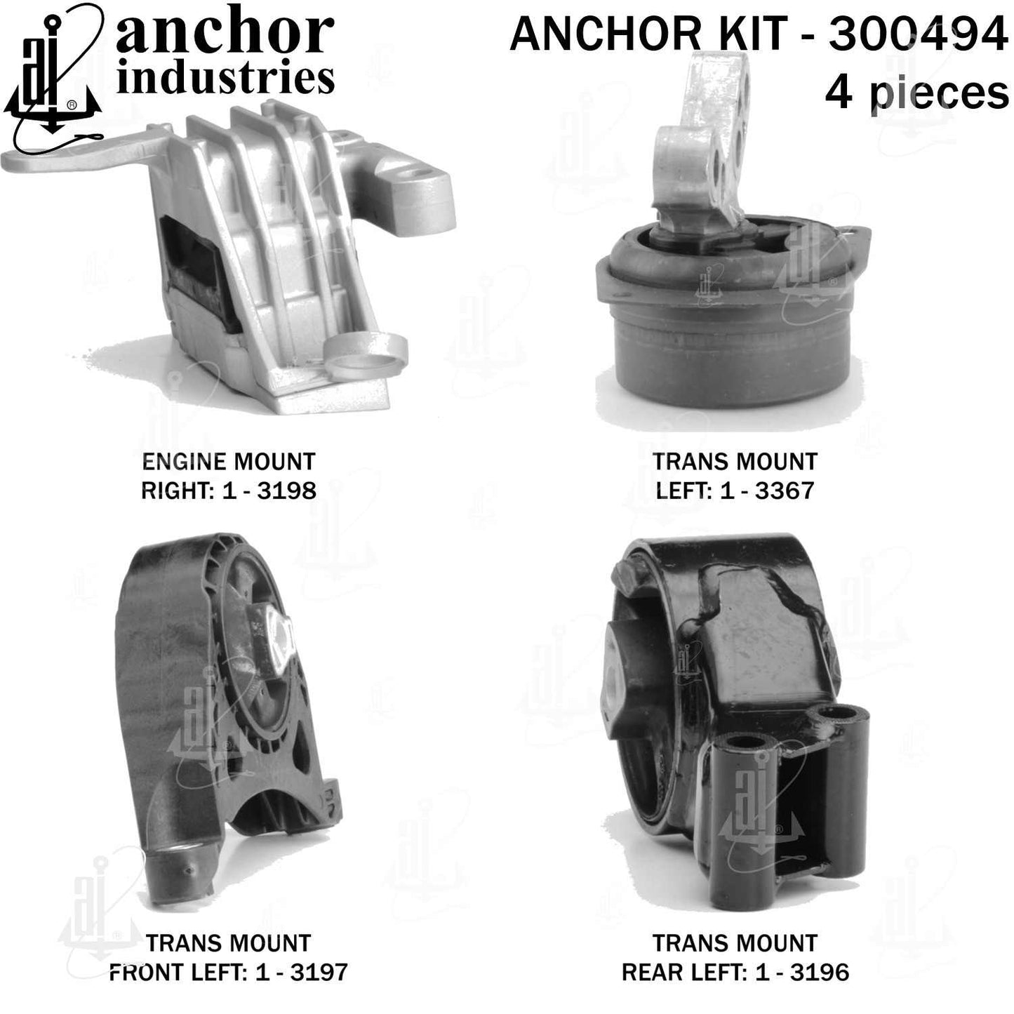 Anchor Engine Mount Kit 300494