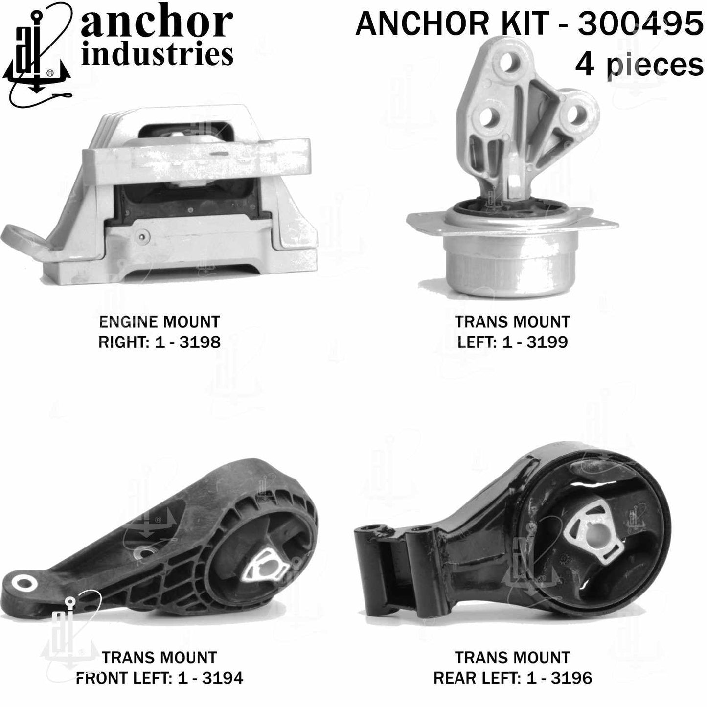 Anchor Engine Mount Kit 300495