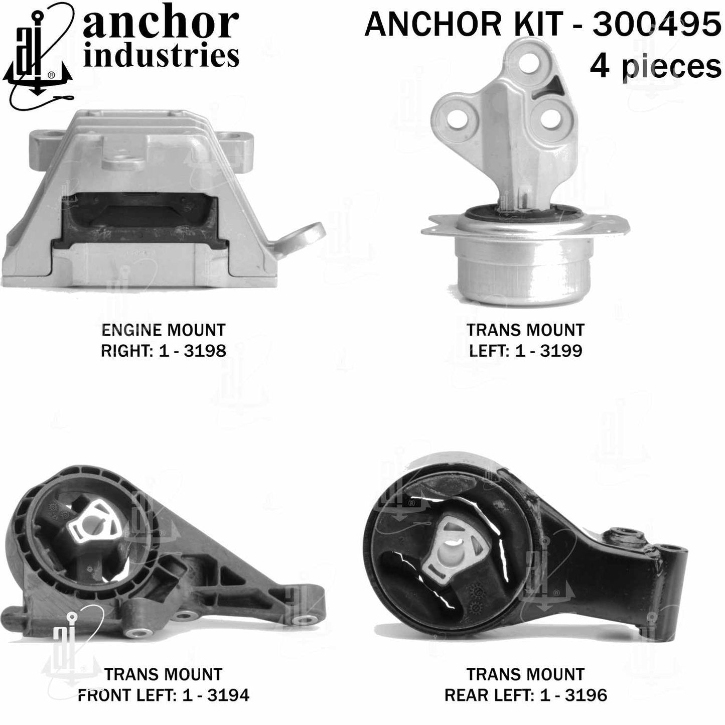 Anchor Engine Mount Kit 300495