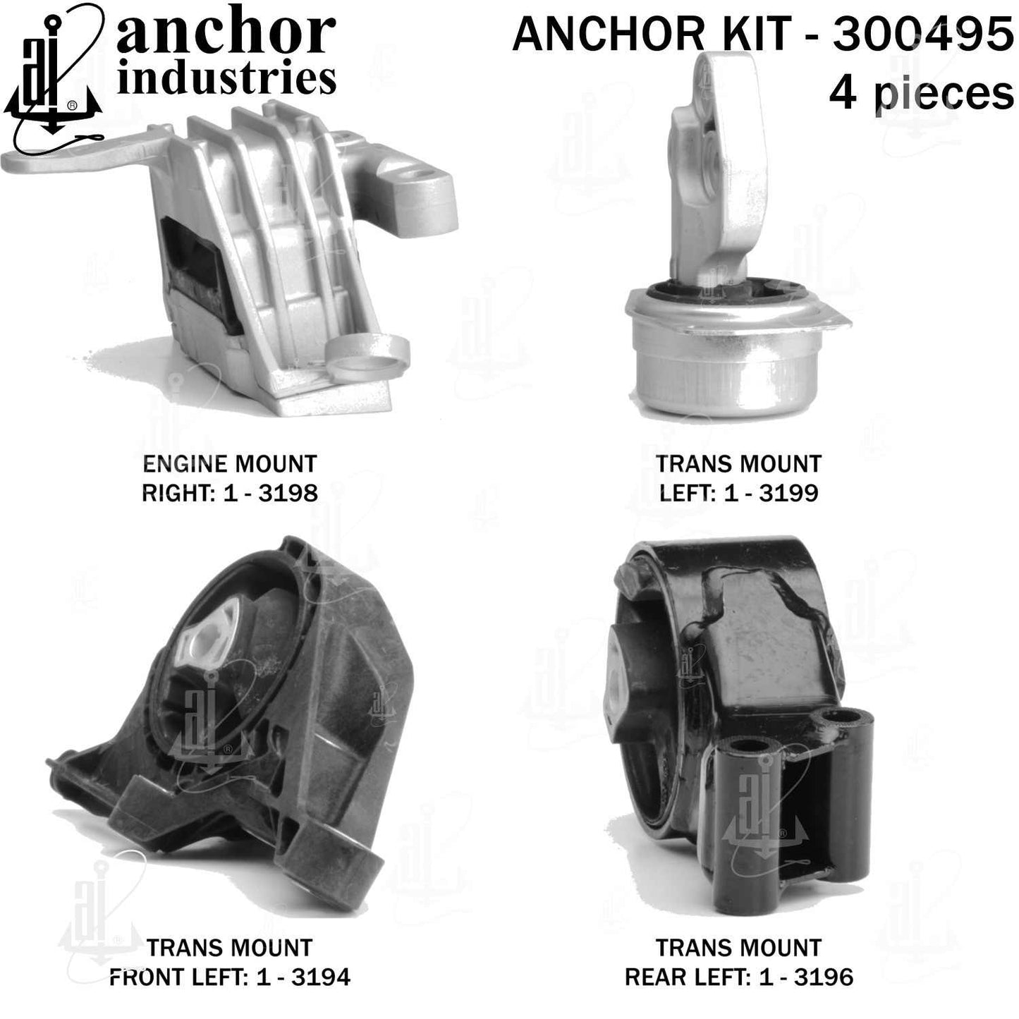 Anchor Engine Mount Kit 300495