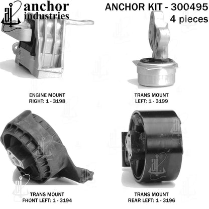 Anchor Engine Mount Kit 300495