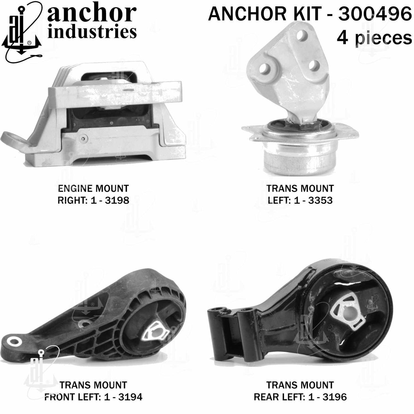 Anchor Engine Mount Kit 300496