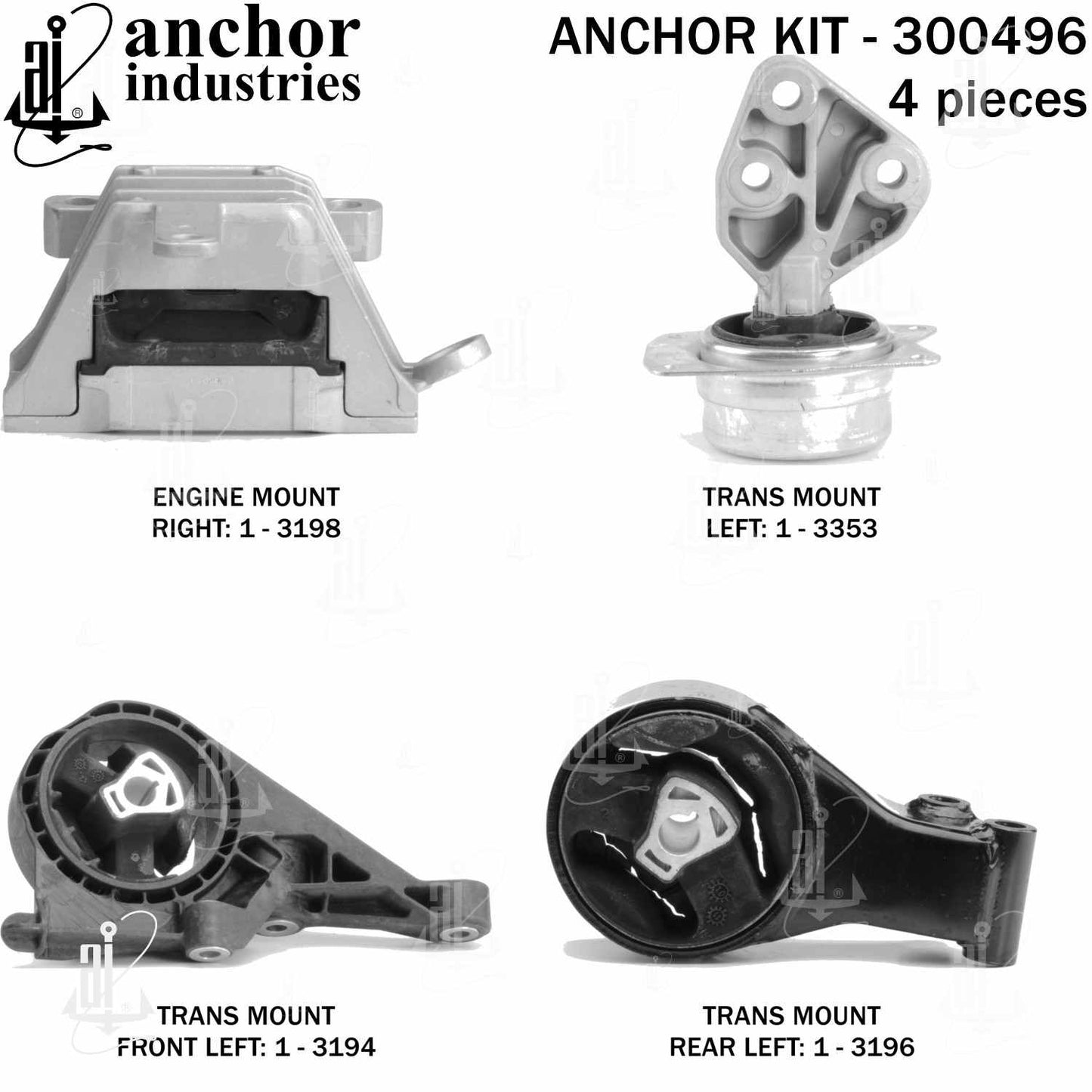 Anchor Engine Mount Kit 300496