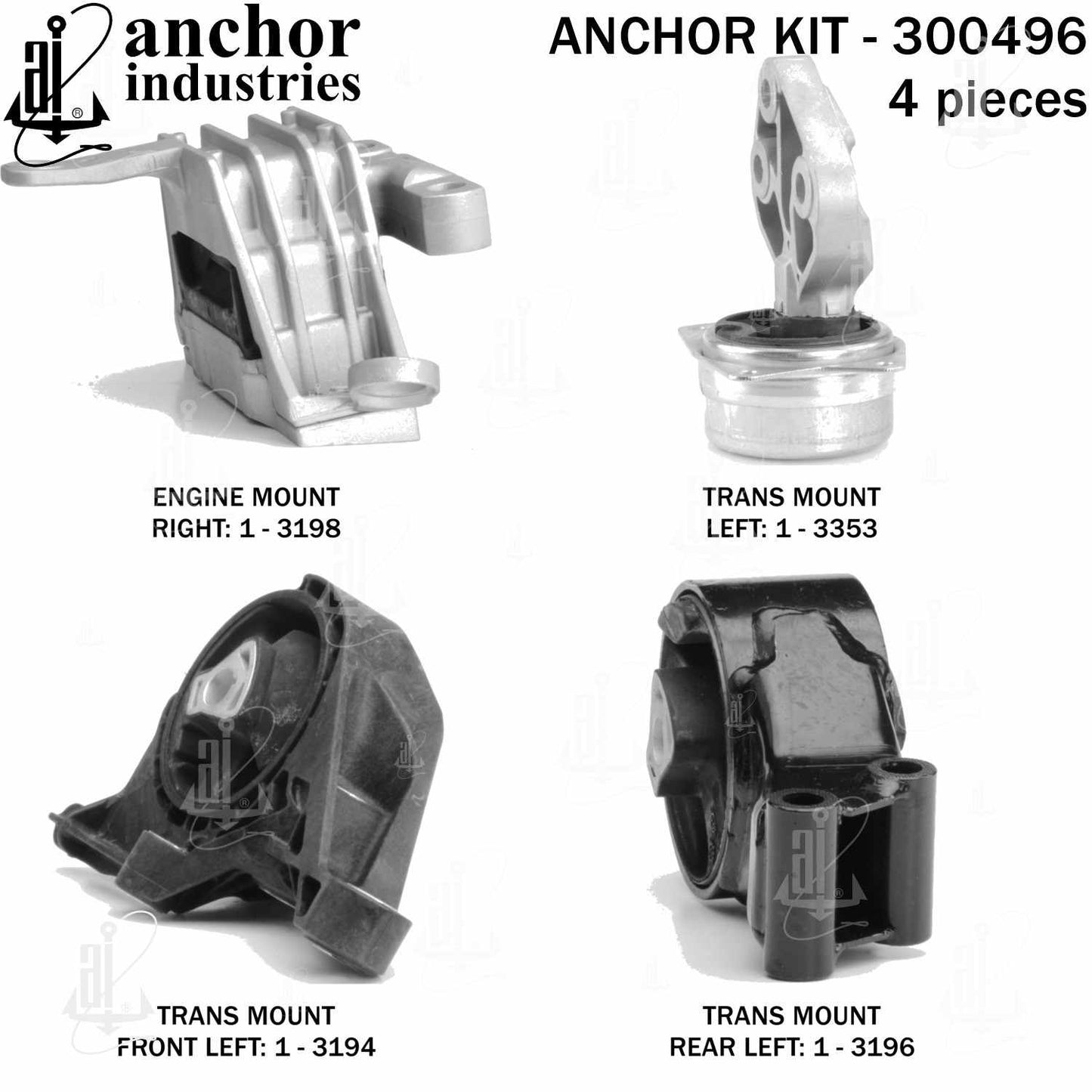 Anchor Engine Mount Kit 300496