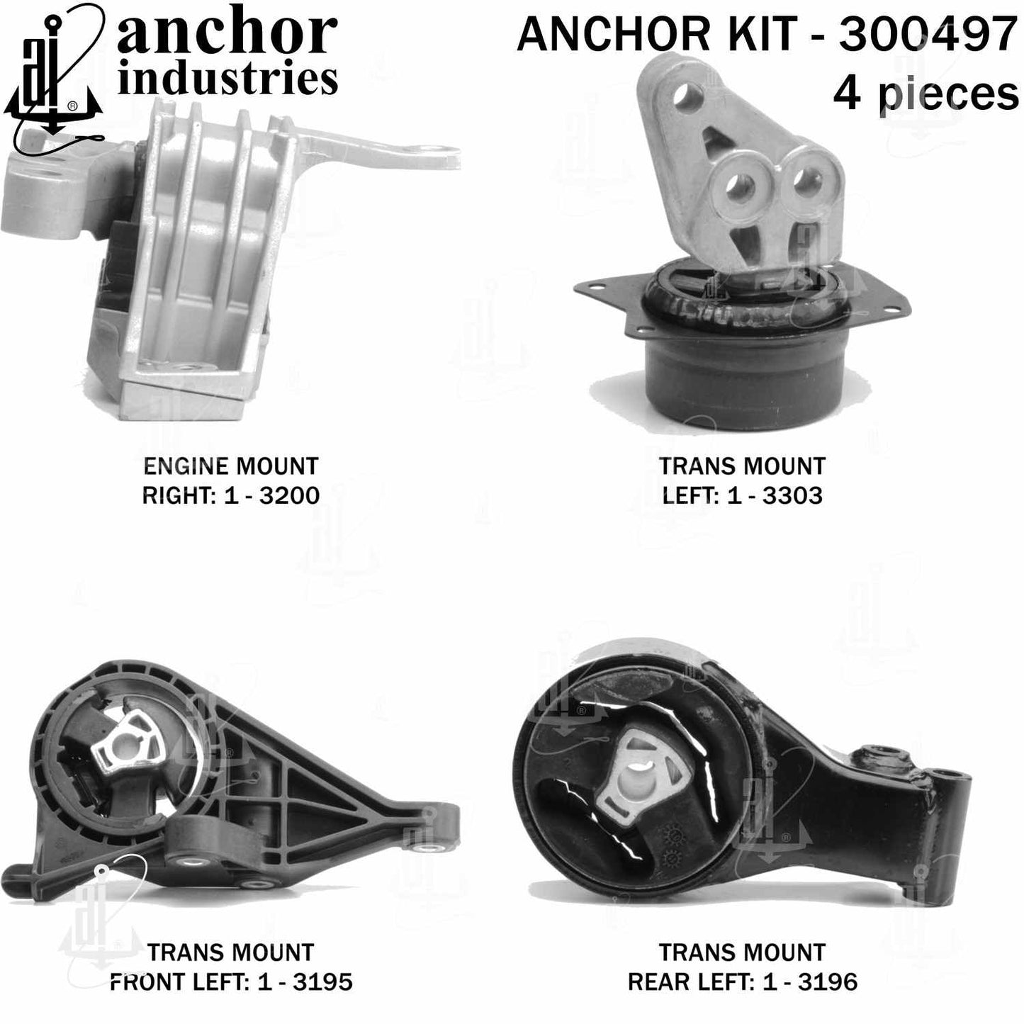 Anchor Engine Mount Kit 300497