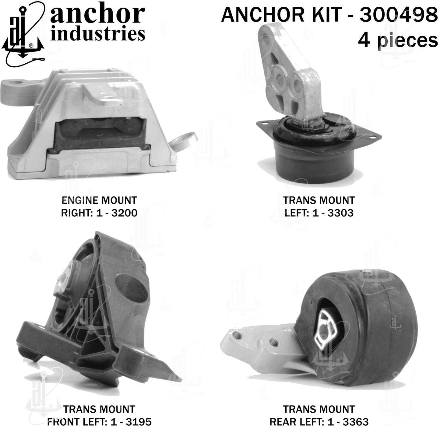 Anchor Engine Mount Kit 300498