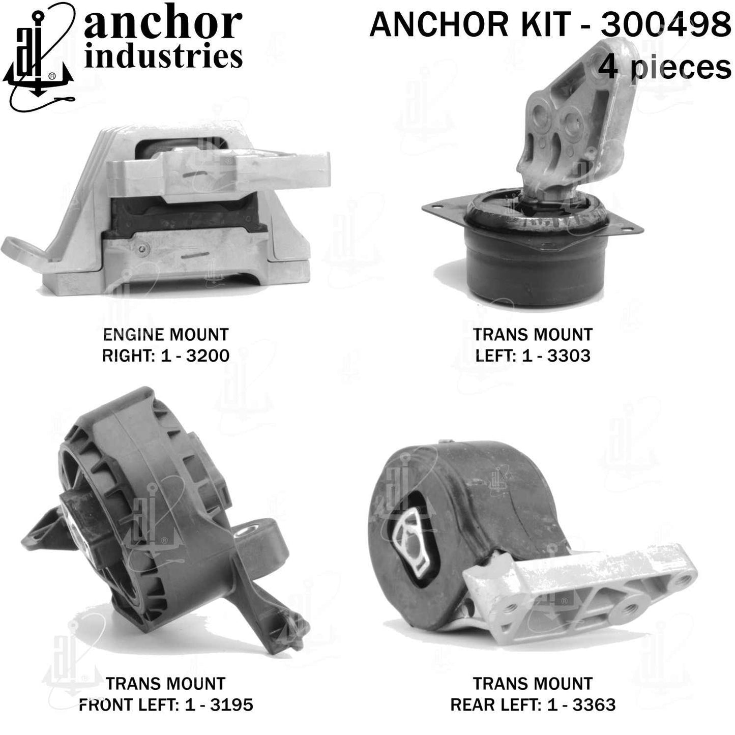 Anchor Engine Mount Kit 300498