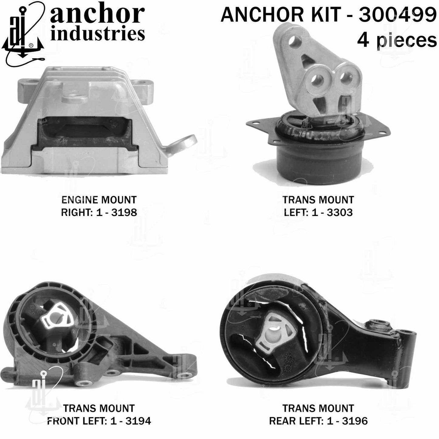 Anchor Engine Mount Kit 300499