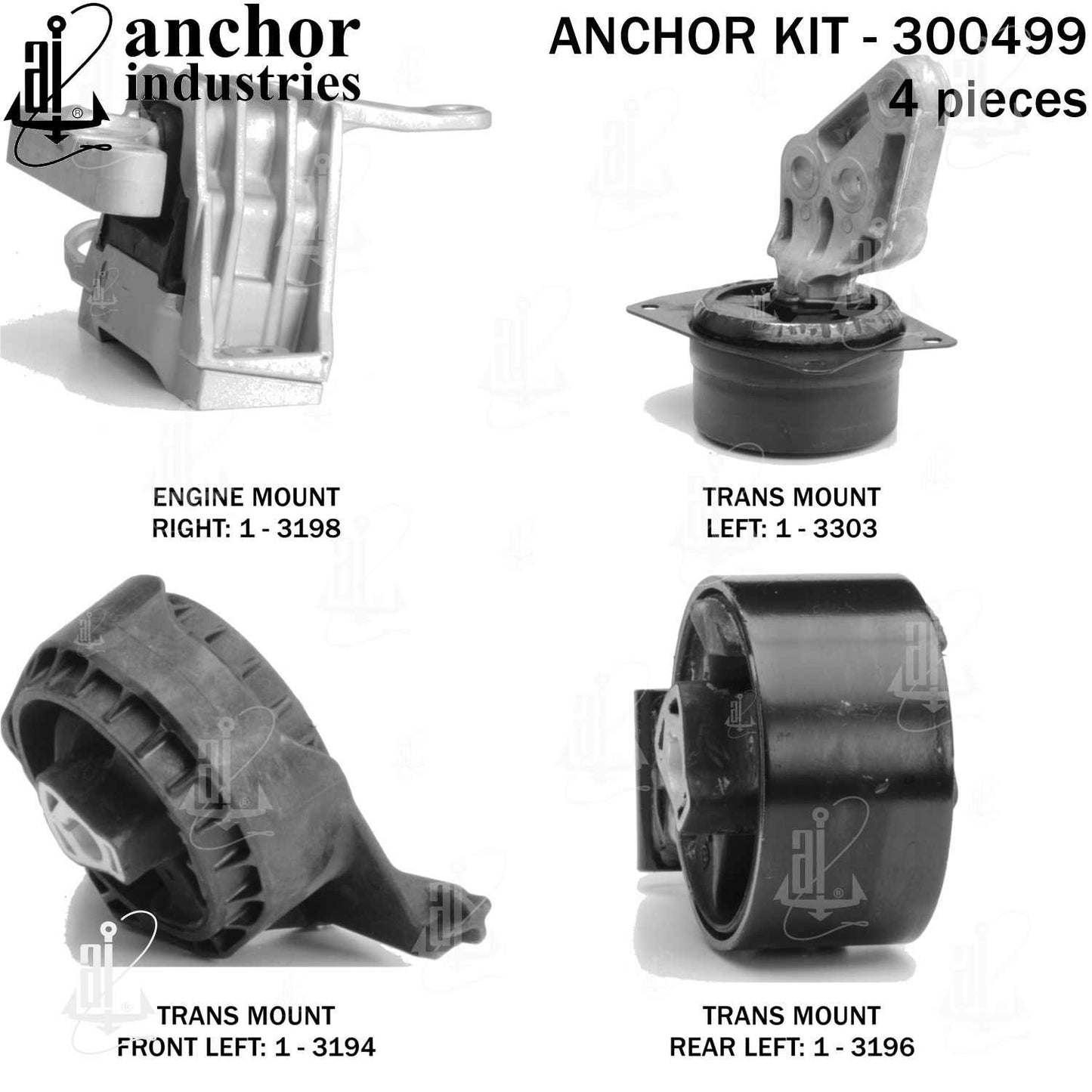 Anchor Engine Mount Kit 300499