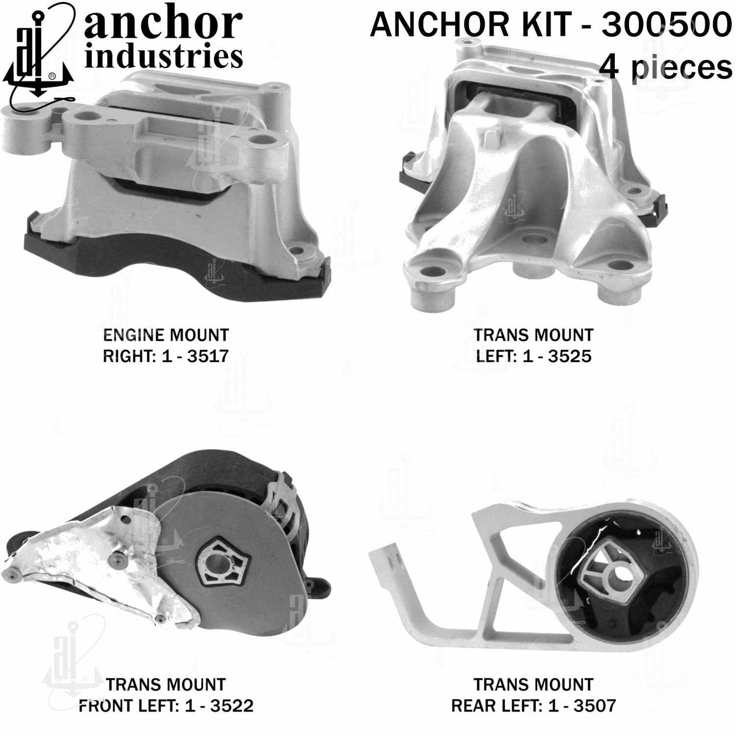 Anchor Engine Mount Kit 300500