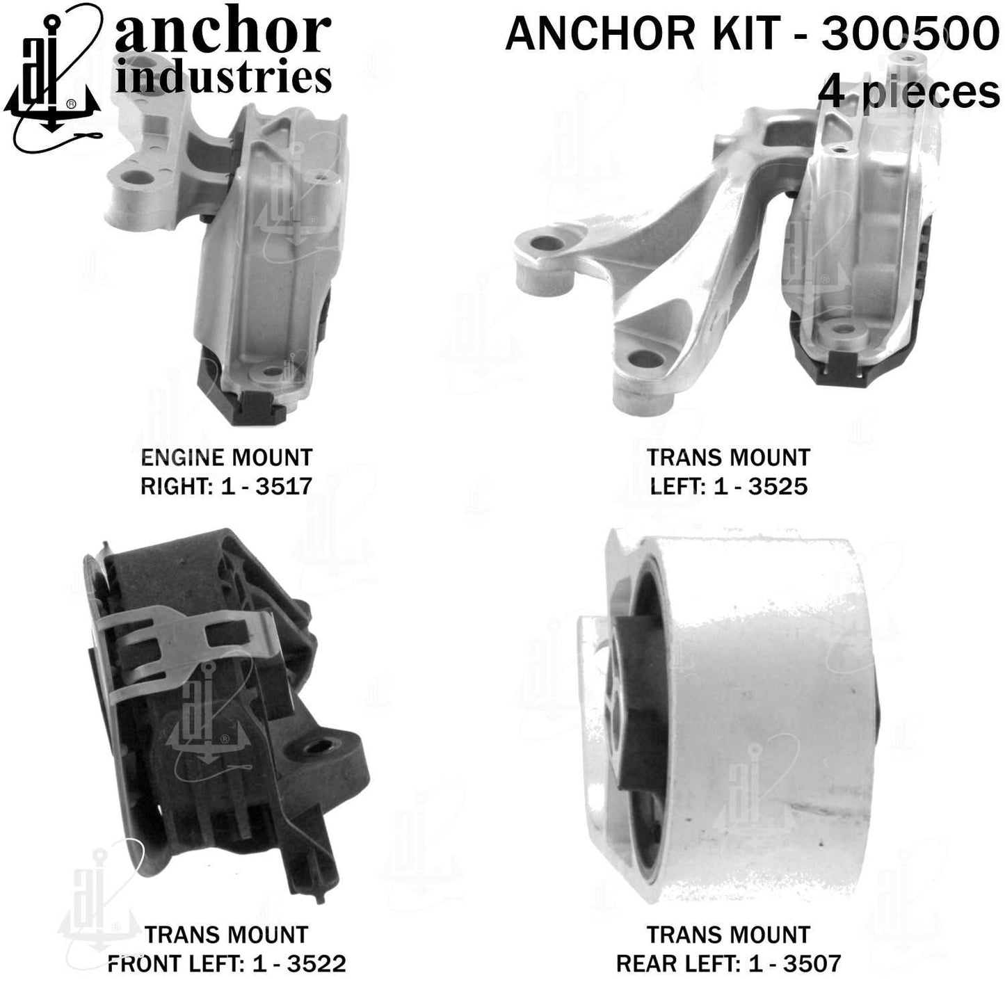 Anchor Engine Mount Kit 300500