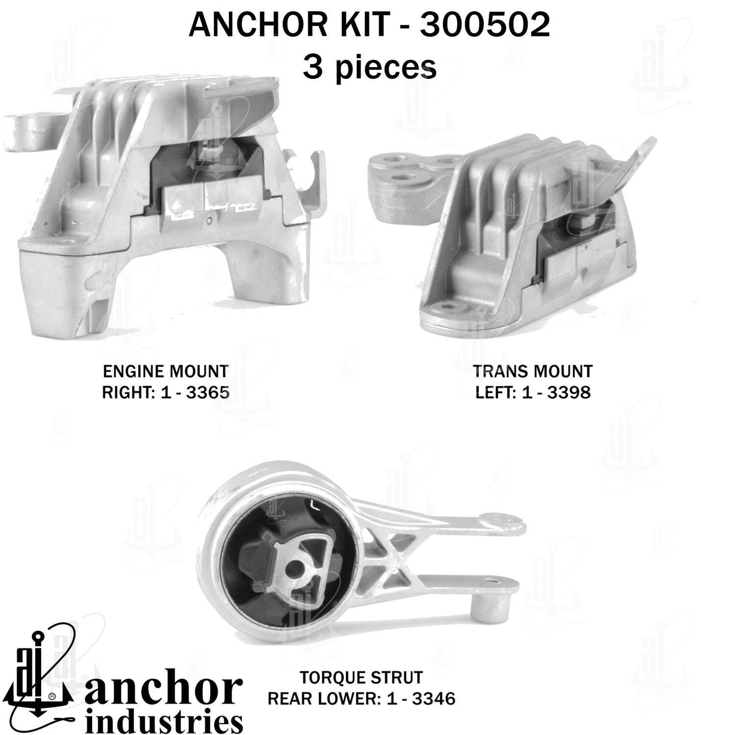 Anchor Engine Mount Kit 300502