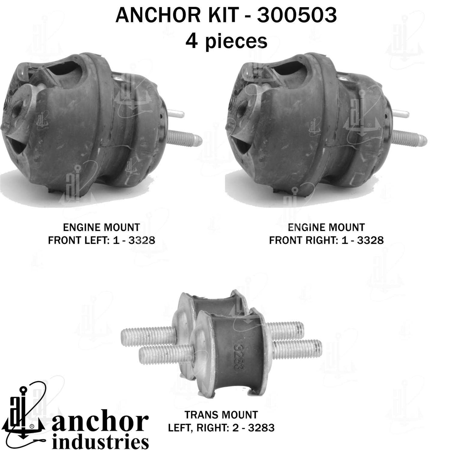 Anchor Engine Mount Kit 300503