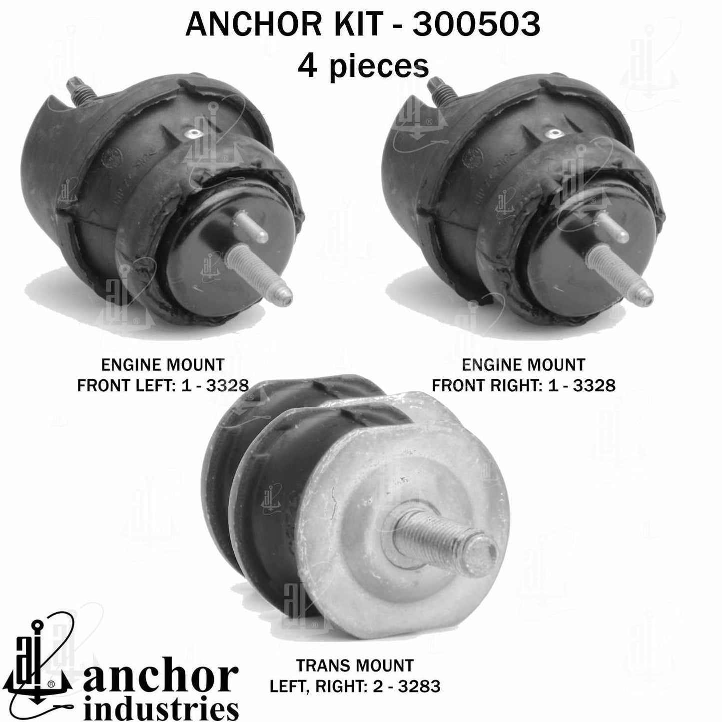 Anchor Engine Mount Kit 300503
